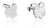 Couture Kingdom - Sanrio - Precious Metal My Melody Stud Earrings Silver