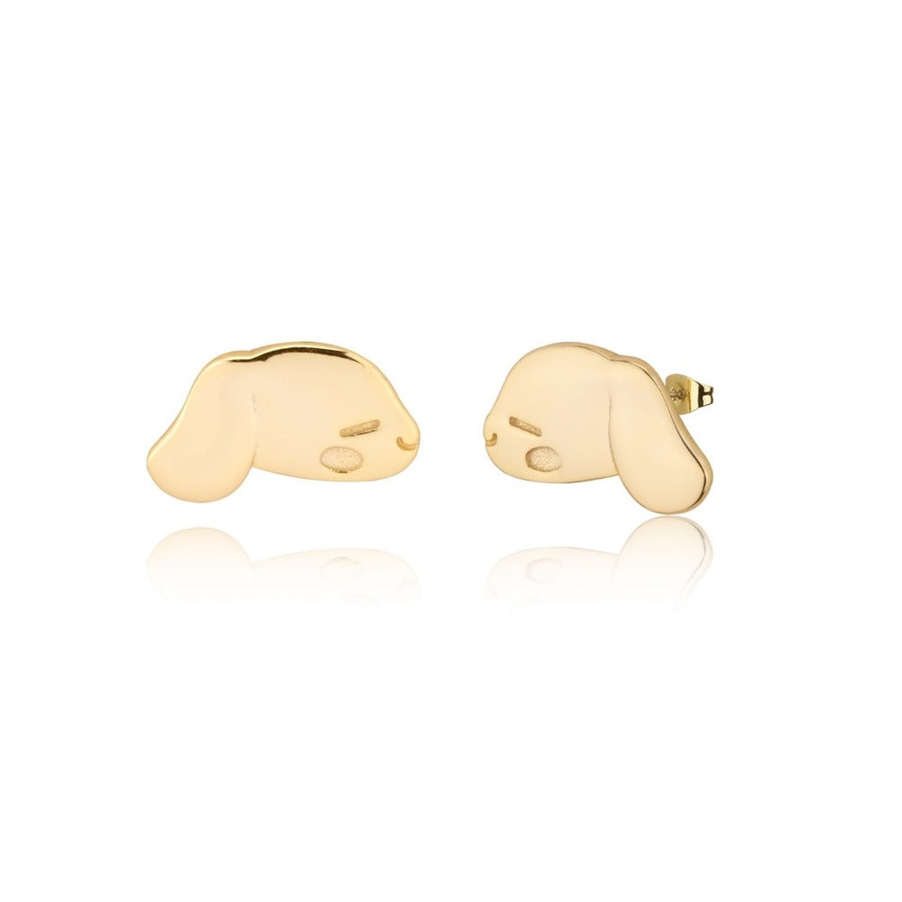 Couture Kingdom - Sanrio - Precious Metal Cinnamoroll Outline Stud Earrings Gold