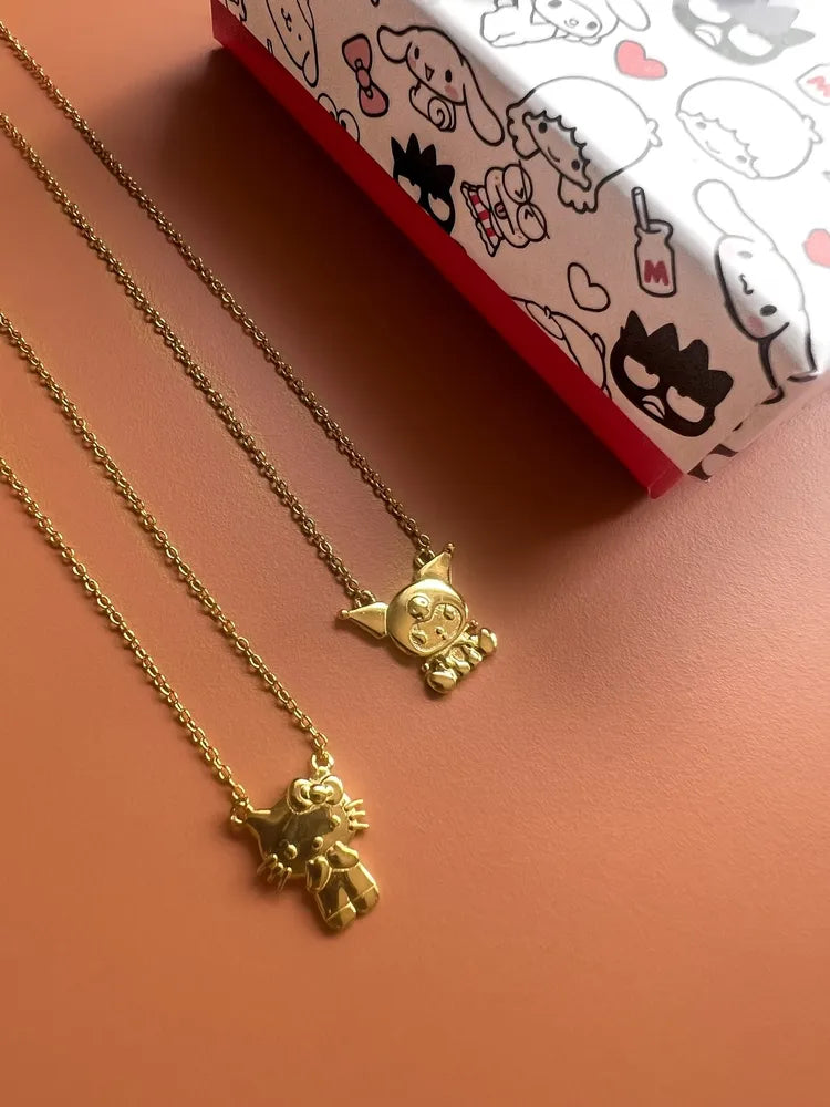 Couture Kingdom - Sanrio - Precious Metal Hello Kitty Necklace Gold
