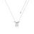 Couture Kingdom - Sanrio - Precious Metal Kuromi Necklace Silver