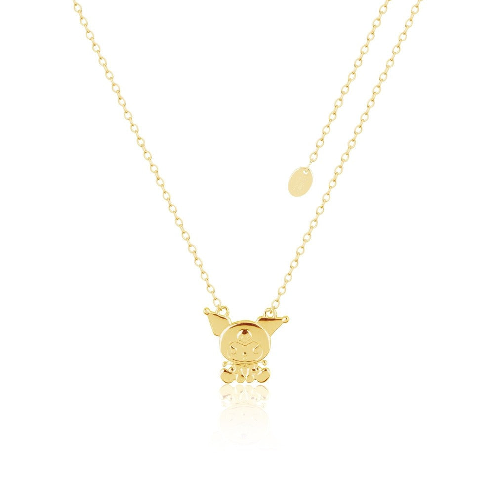 Couture Kingdom- Sanrio - Precious Metal Kuromi Necklace Gold