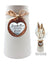 Heartfelt Ceramic Taper Vase - Grandmother