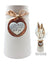 Heartfelt Ceramic Taper Vase - Mother