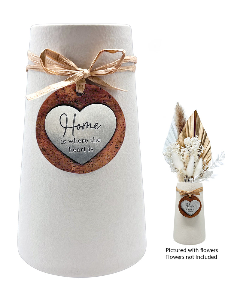 Heartfelt Ceramic Taper Vase - Home