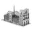 Metal Earth - 3D Metal Model Kit - ICONX Notre Dame De Paris