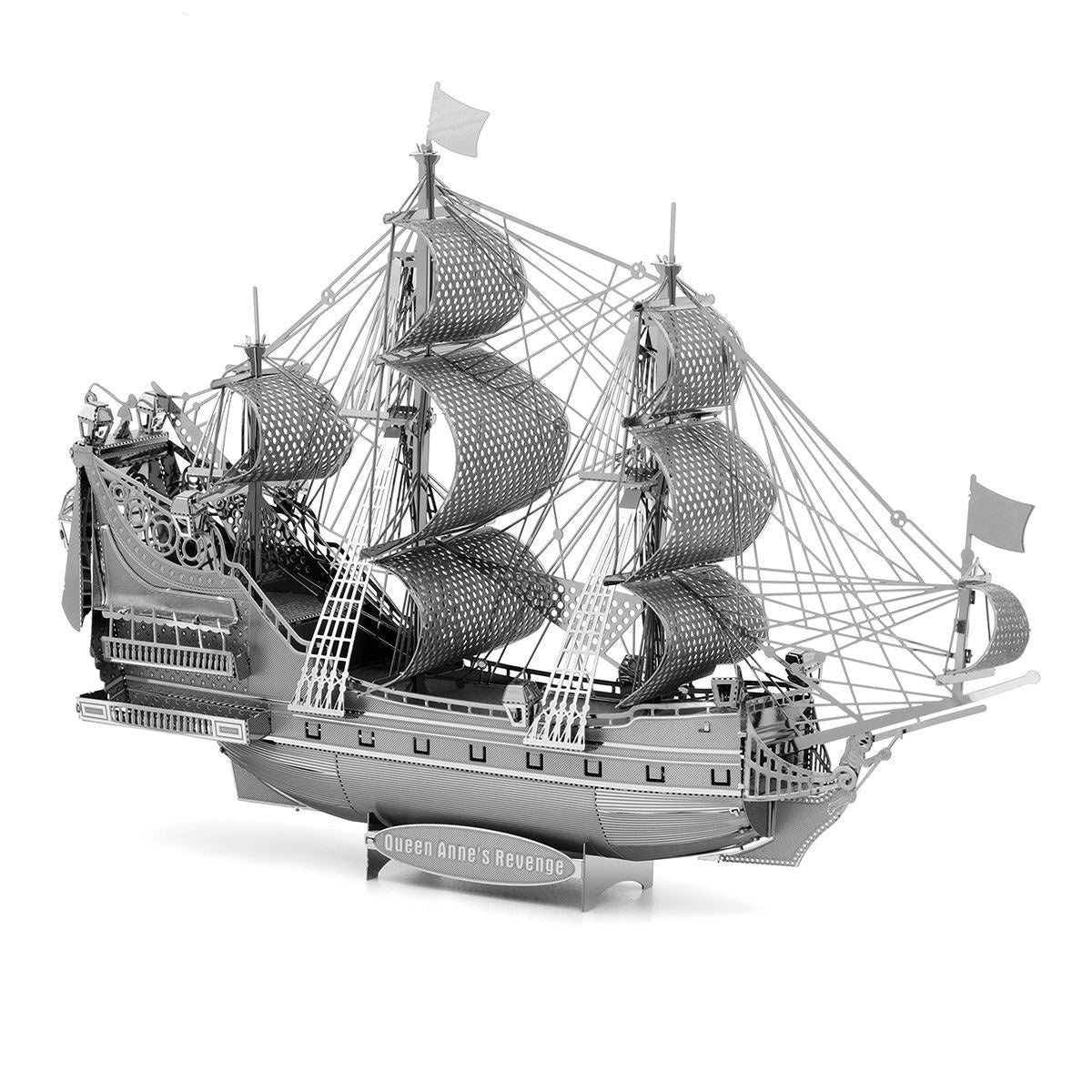 Metal Earth - 3D Metal Model Kit - ICONX Queen Anne's Revenge