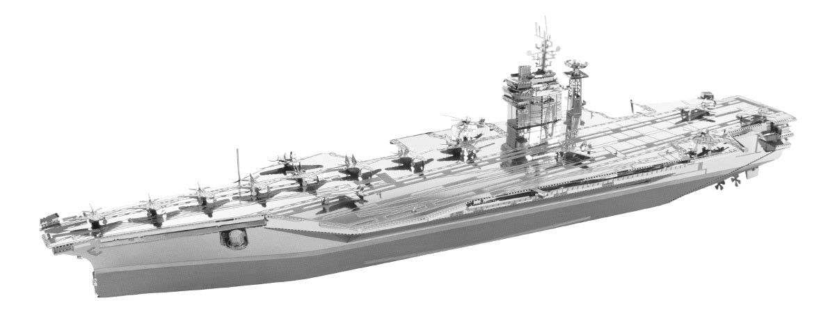 Metal Earth - 3D Metal Model Kit - ICONX USS Theodore Roosevelt CVN-71