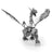 Metal Earth - 3D Metal Model Kit - ICONX Silver Dragon