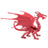 Metal Earth - 3D Metal Model Kit - ICONX Red Dragon