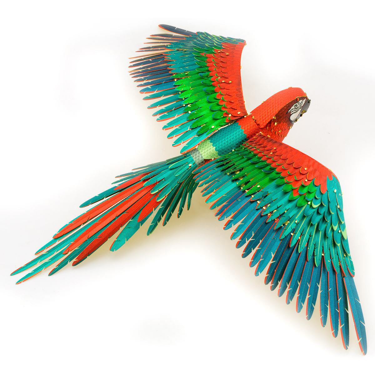 Metal Earth - 3D Metal Model Kit - ICONX Parrot Jubilee Macaw