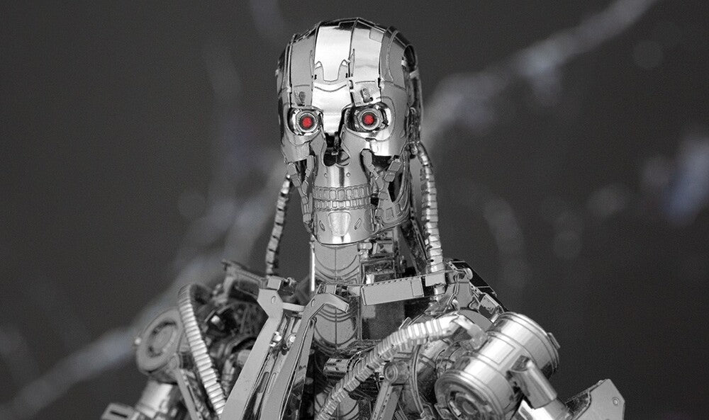 Metal Earth - 3D Metal Model Kit - ICONX The Terminator T-800 Endoskeleton