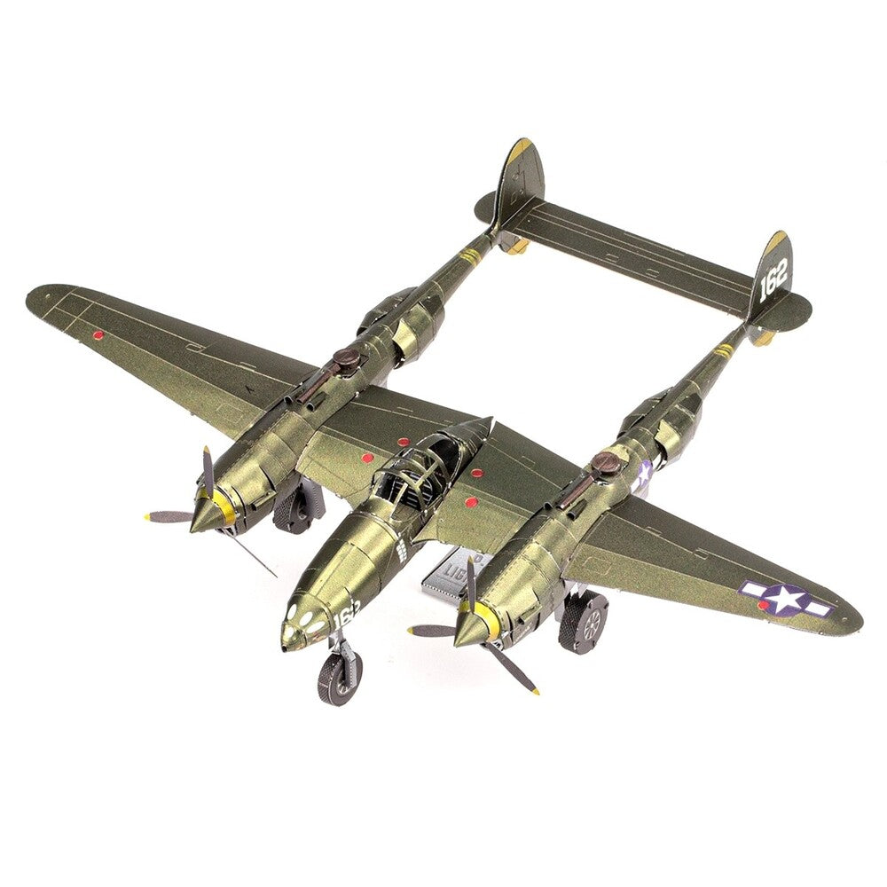 Metal Earth - 3D Metal Model Kit - ICONX P-38 Lightning