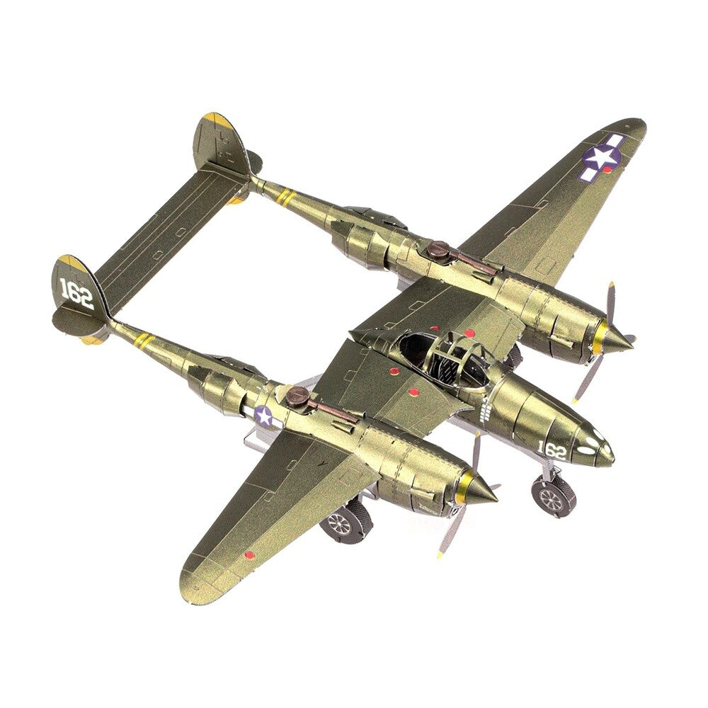 Metal Earth - 3D Metal Model Kit - ICONX P-38 Lightning