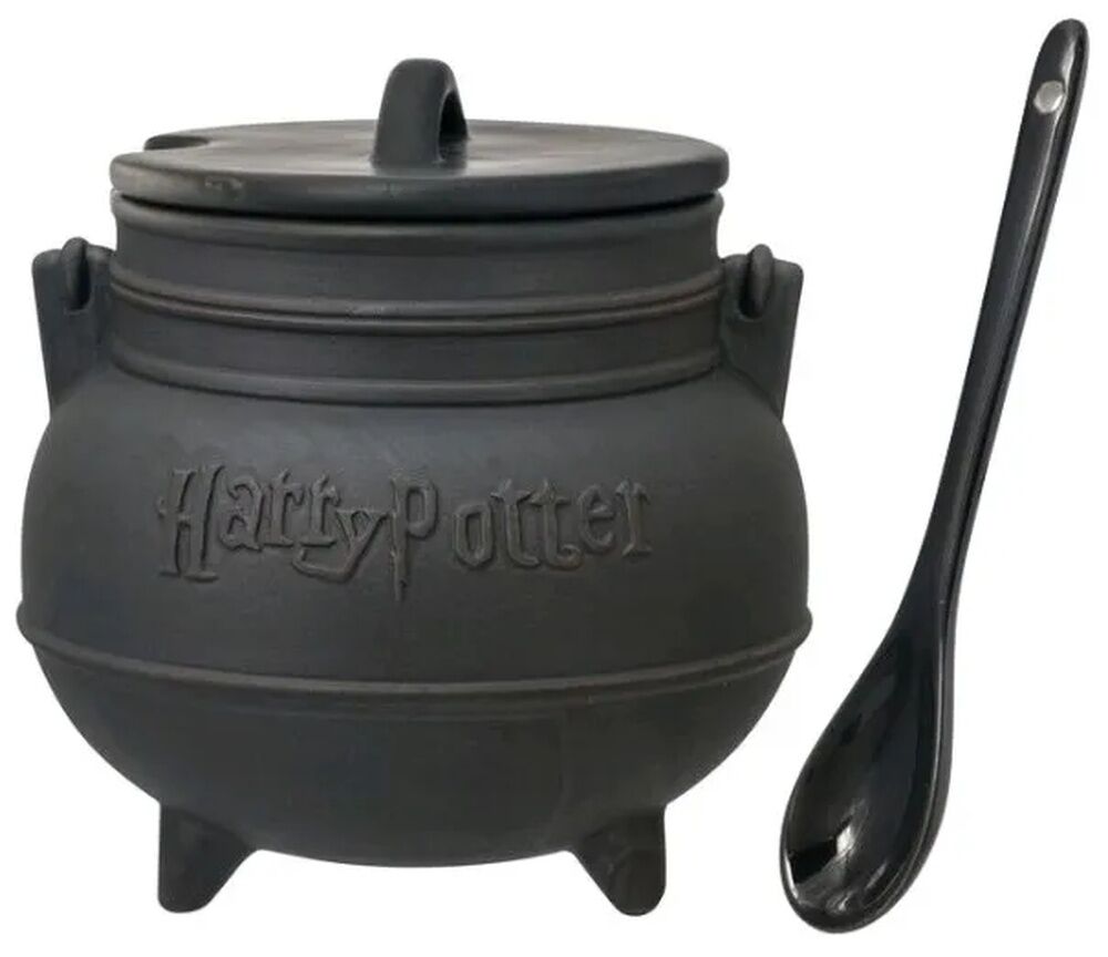 Harry Potter - Cauldron with Lid & Spoon Soup Mug