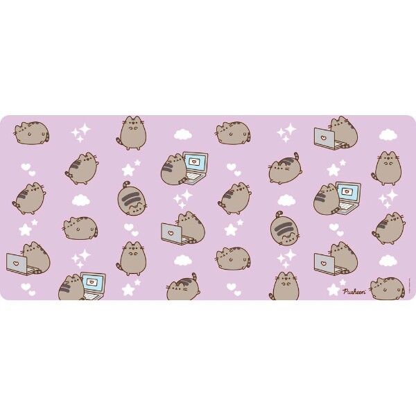 Impact Merch - XXL Gaming Mat - Pusheen Purple Pattern