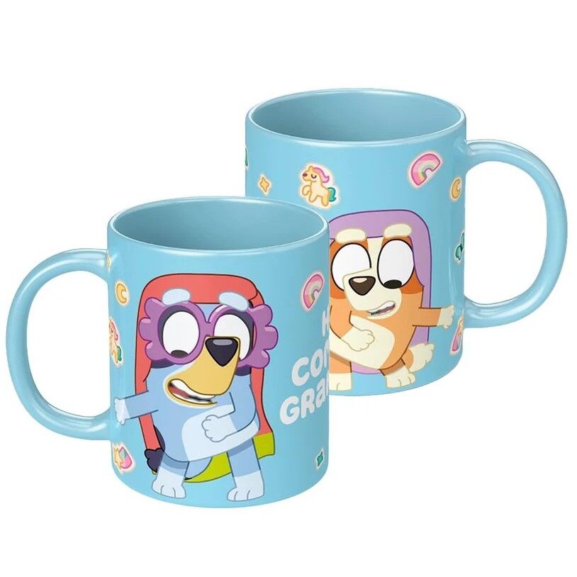 Impact Merch - Bluey Here Come the Grannies Blue Mug