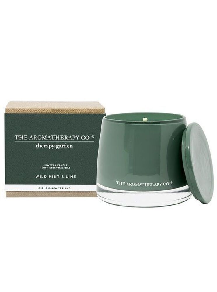 THE AROMATHERAPY CO Therapy Garden Candle - Wild Mint & Lime