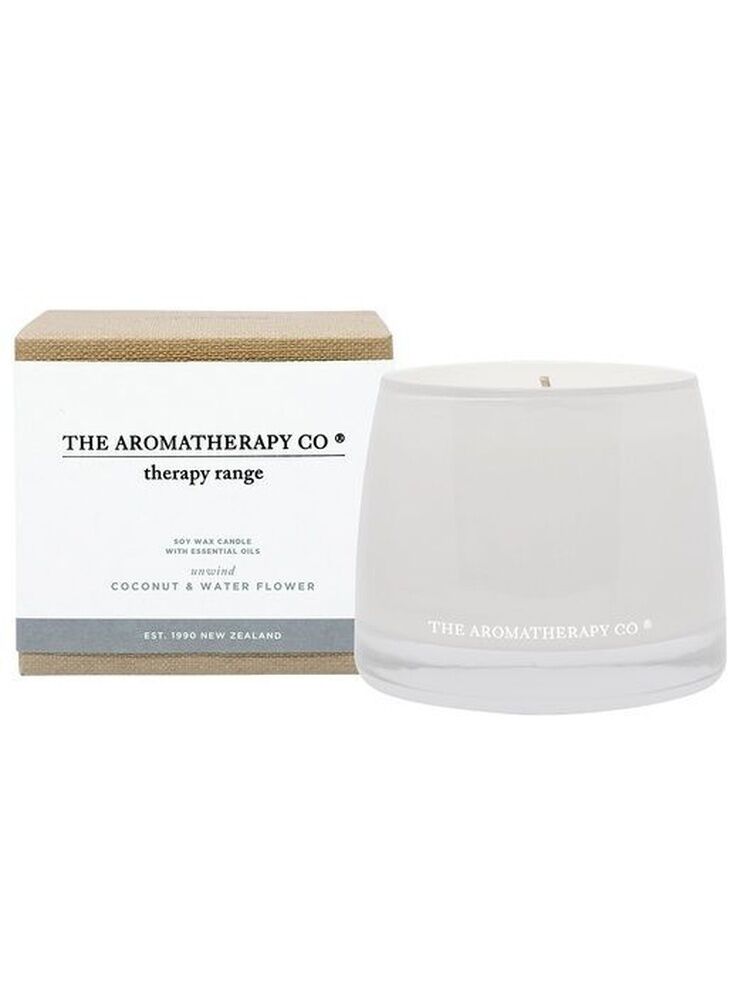 THE AROMATHERAPY CO Therapy Candle Unwind - Coconut & Water Flower