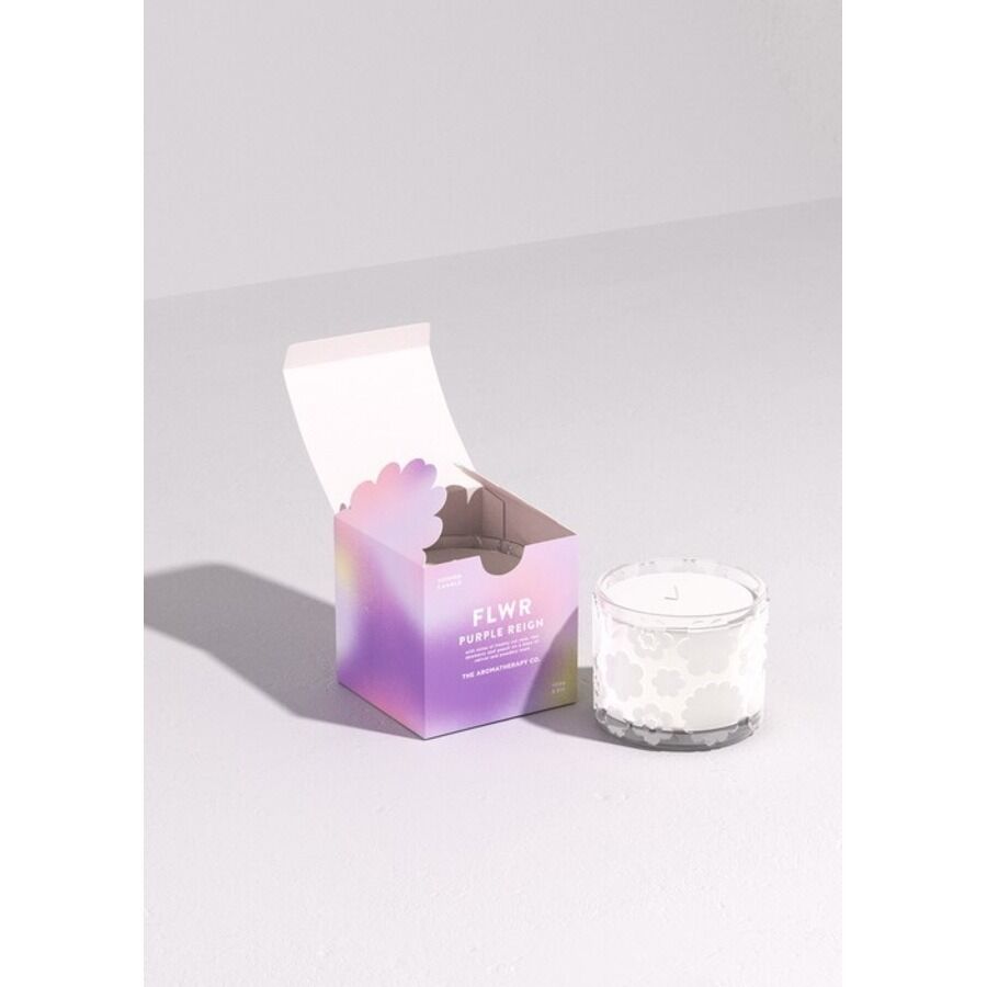 THE AROMATHERAPY CO FLWR Candle - Purple Reign