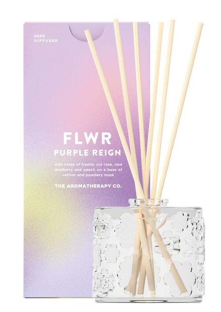 THE AROMATHERAPY CO FLWR Reed Diffuser - Purple Reign