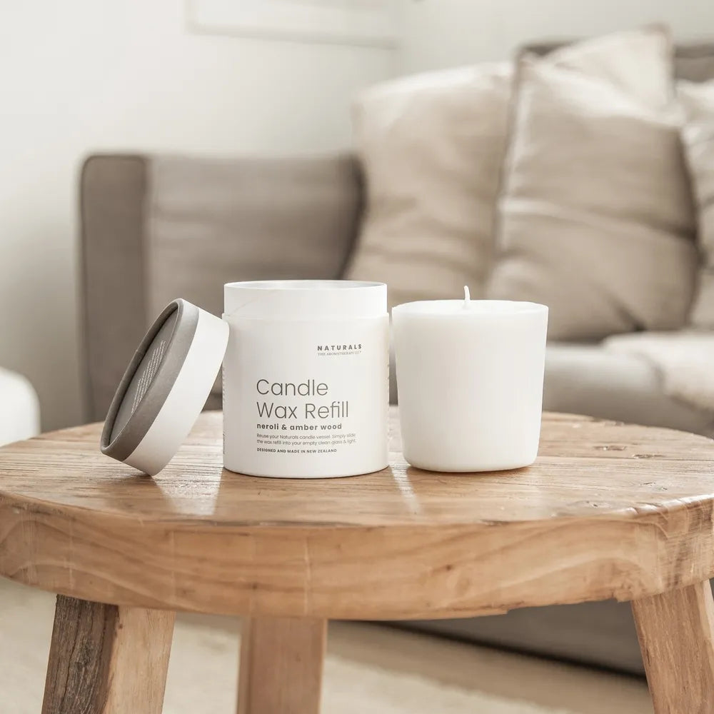 THE AROMATHERAPY CO Naturals Candle Refill - Neroli & Amber Wood