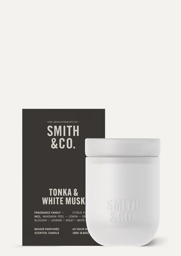 THE AROMATHERAPY CO Smith & Co Candle - Tonka & White Musk