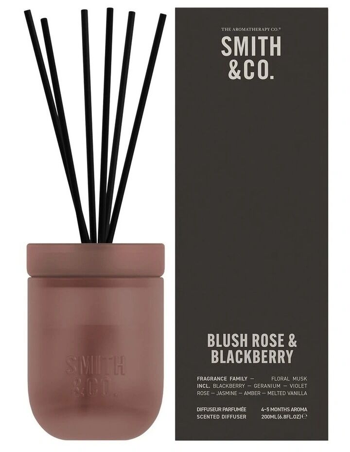 THE AROMATHERAPY CO Smith & Co Reed Diffuser - Blush Rose & Blackberry