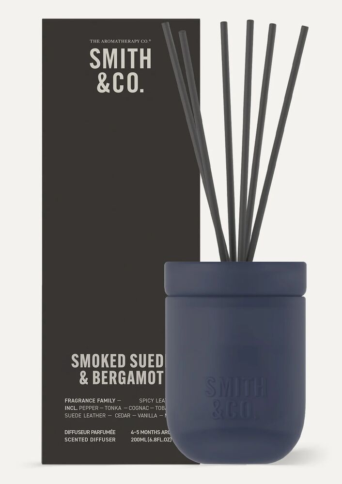 THE AROMATHERAPY CO Smith & Co Reed Diffuser - Smoked Suede & Bergamot