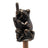 Jardinopia Cane Companion - Antique Bronze Frog On Bullrush