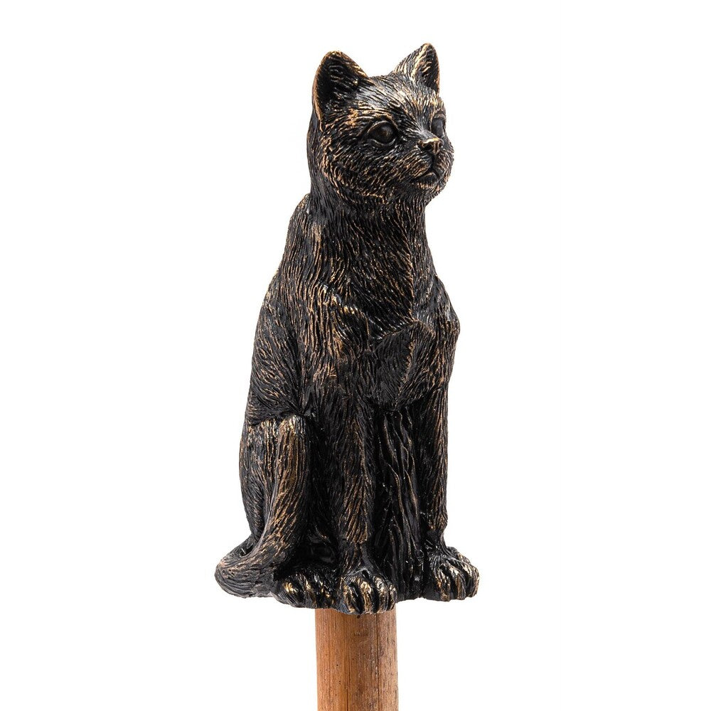 Jardinopia Cane Companion - Antique Bronze Cat