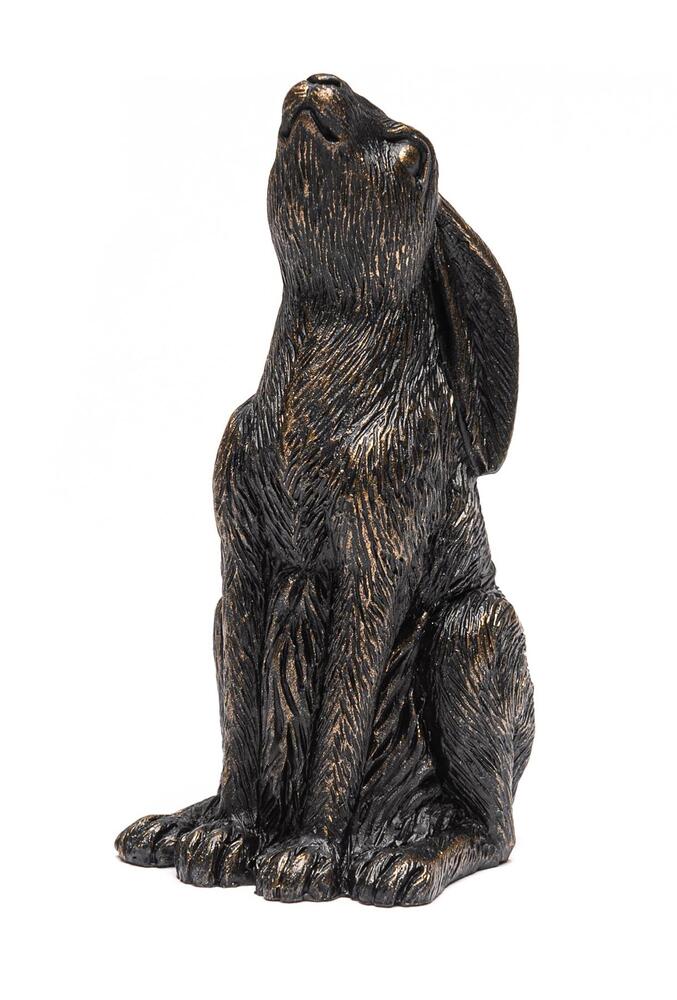 Jardinopia Cane Companion - Antique Bronze Moongazing Hare
