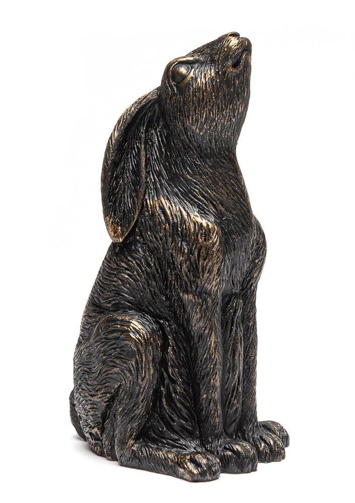 Jardinopia Cane Companion - Antique Bronze Moongazing Hare