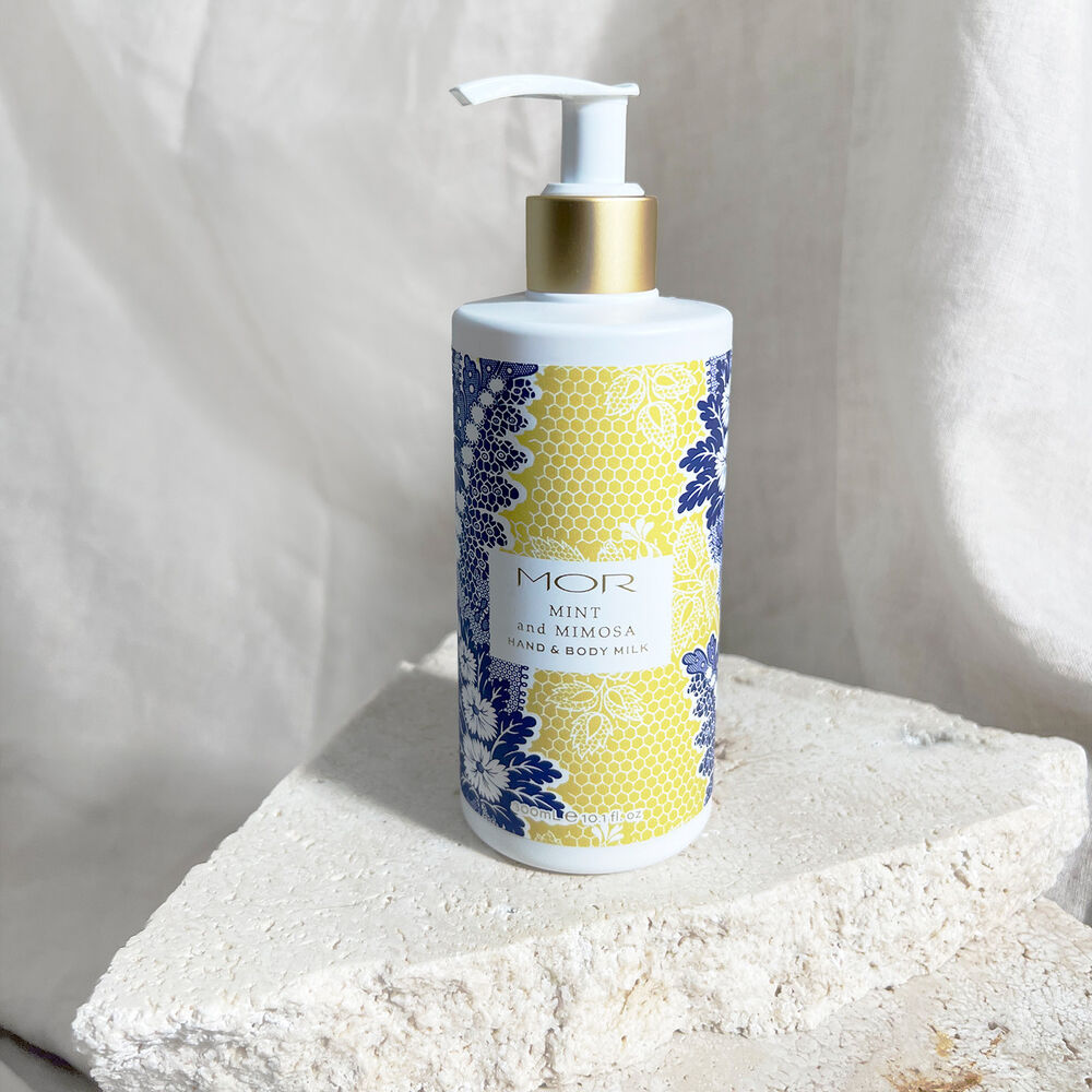 MOR Jardiniere Body Milk 300ml - Mint And Mimosa
