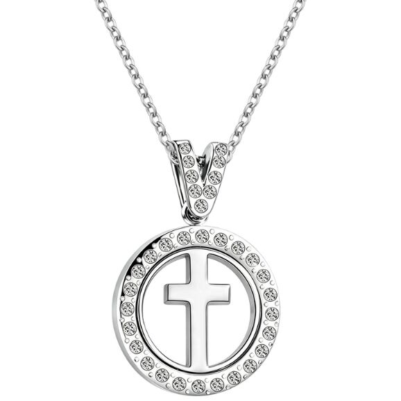 A Gift of Faith - Circle Cross Necklace