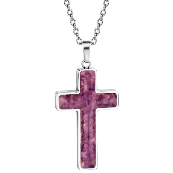 A Gift of Faith - Amethyst Cross with Chain