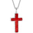 A Gift of Faith - Red Agate Cross with Chain