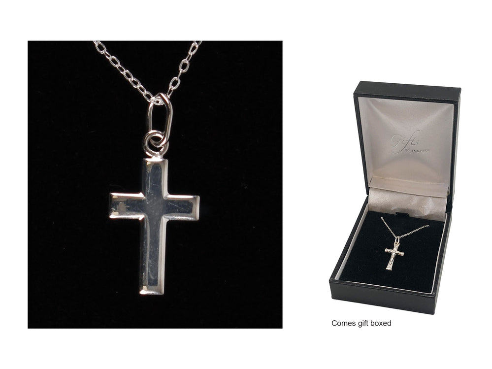 Sterling Silver Necklace with Cross