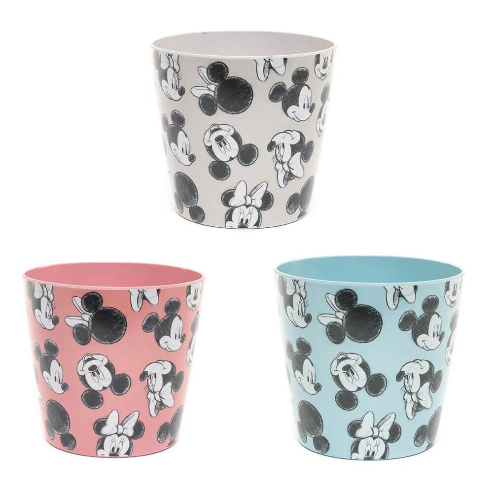 Jardinopia Eco Pot Bamboo - Disney Mickey & Minnie Mouse Set Of 3