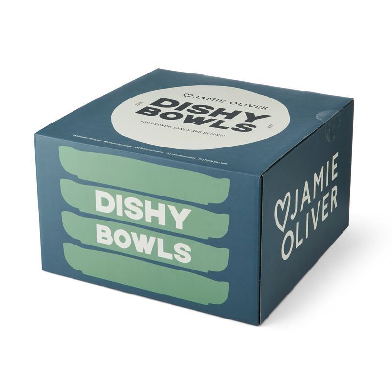 Jamie Oliver Big Love - Stoneware Dishy Bowls 22cm (Set of 4)