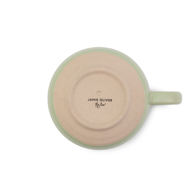 Jamie Oliver Big Love - Stoneware Cozy Cuppa Mug Green 375ml