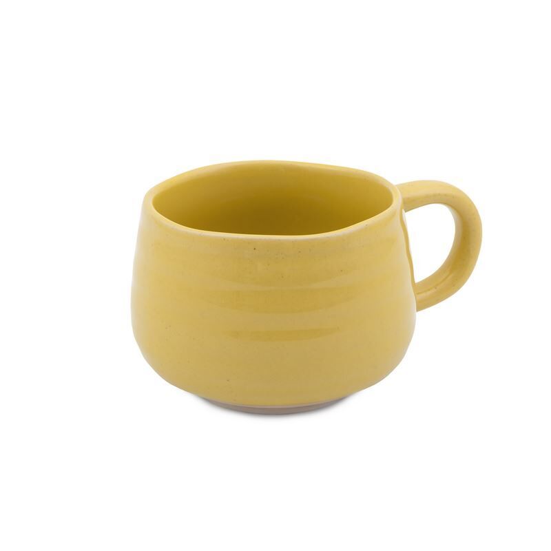 Jamie Oliver Big Love - Stoneware Cozy Cuppa Mug Yellow 375ml