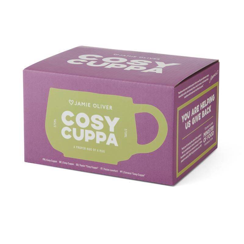 Jamie Oliver Big Love - Stoneware Cozy Cuppa Mug Yellow 375ml