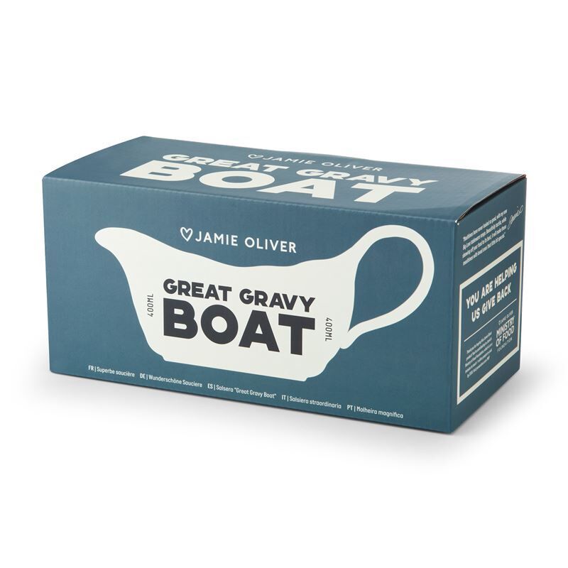 Jamie Oliver Big Love - Stoneware Great Gravy Boat 400ml