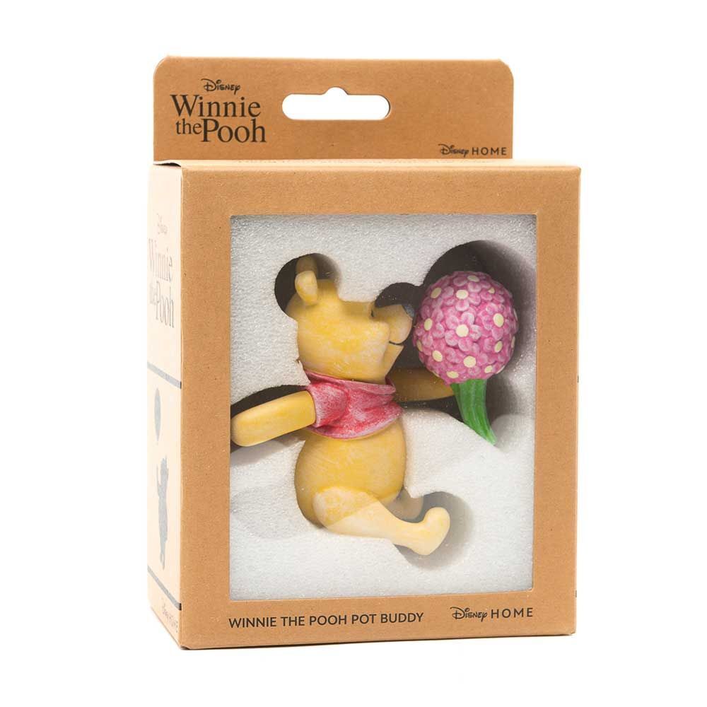 Jardinopia Pot Buddies - Disney Winnie The Pooh Holding Flowers