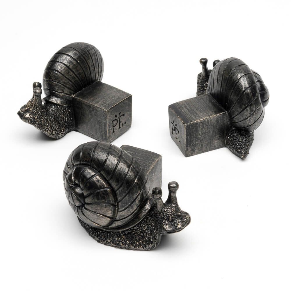 Jardinopia Potty Feet - Antique Bronze Snail (Set Of 3)