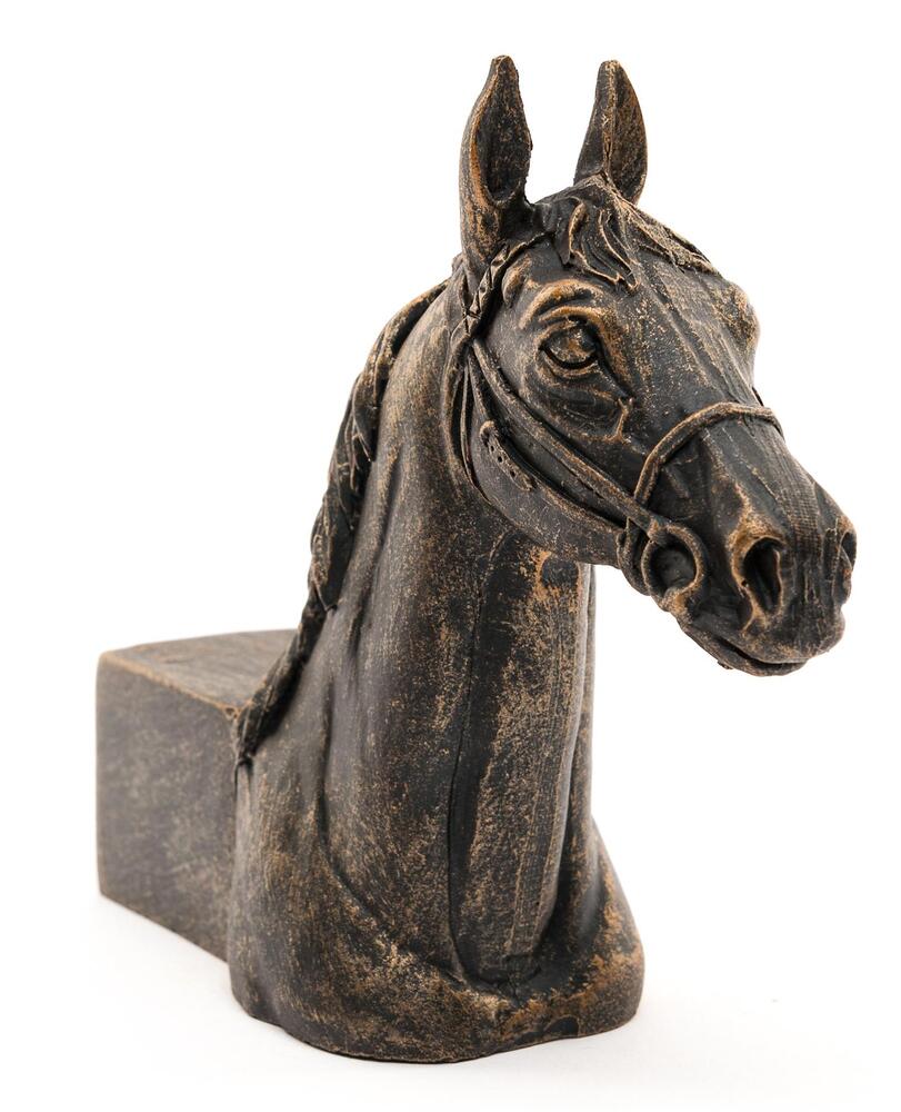 Jardinopia Potty Feet - Antique Bronze Horses Head (Set Of 3)