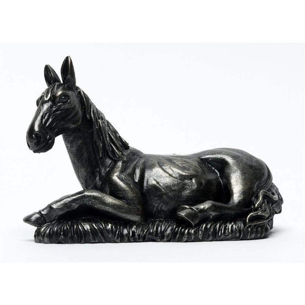 Jardinopia Potty Feet - Antique Bronze Horse Laying (Set Of 3)