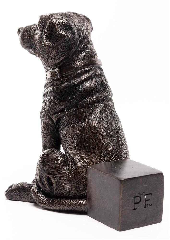 Jardinopia Potty Feet - Antique Bronze Staffordshire Bull Terrier (Set Of 3)