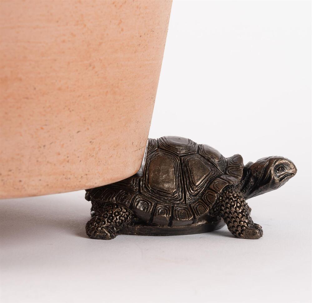 Jardinopia Potty Feet - Antique Bronze Tortoise (Set Of 3)