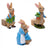 Jardinopia Potty Feet - Beatrix Potter: Peter Rabbit & Mrs Rabbit (Set of 3)